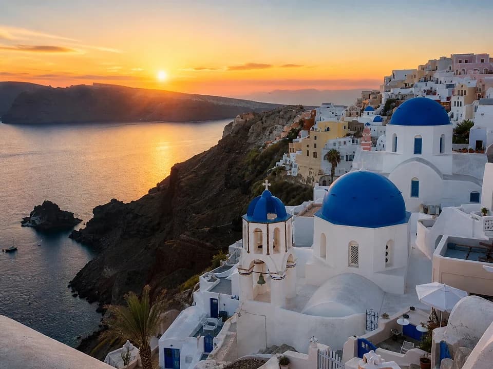 Oia in Santorini