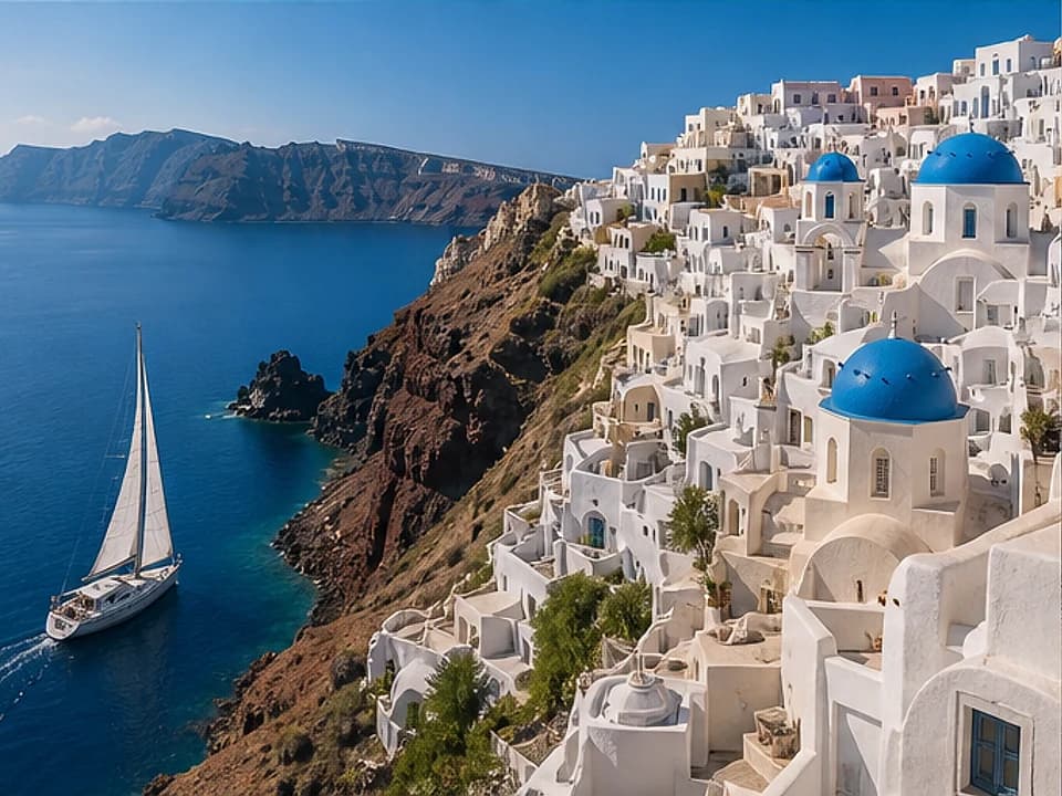 Akrotiri in Santorini